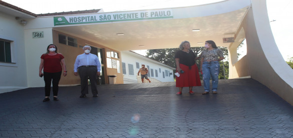Presidente do INDSH realiza visita institucional ao Hospital São Vicente de Paulo