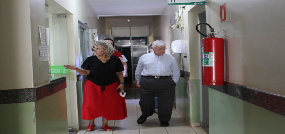 Presidente do INDSH Rizoli realiza visita institucional ao Hospital São Vicente de Paulo