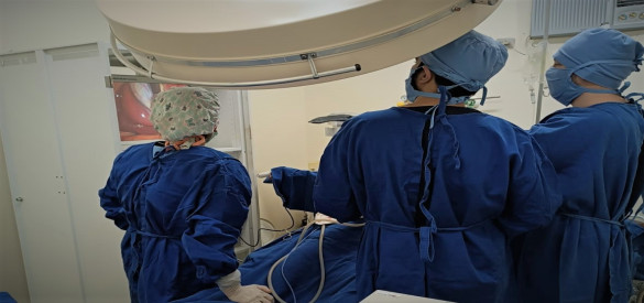 Primeiro procedimento cirúrgico por vídeo é realizado no HSVP